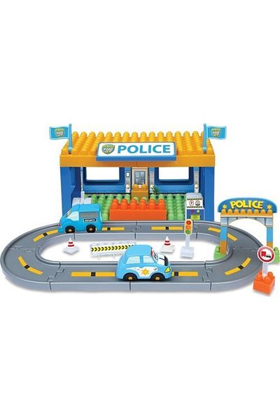 DEDE Police Road Set - 03322 Model