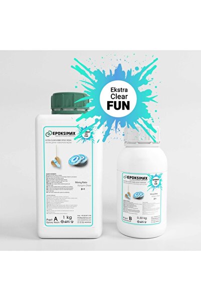 Epoksimax Aksesuar Ve Hobi Epoksi Reçine 102 Fun 1,5 Kg