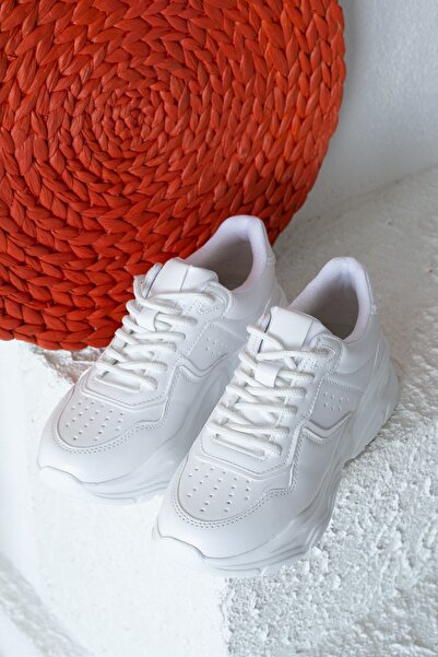 İnan Ayakkabı White - Women's Sneakers