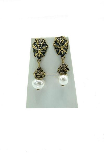 Dünyadan Hediyeler Natural Stone Pearl Earrings
