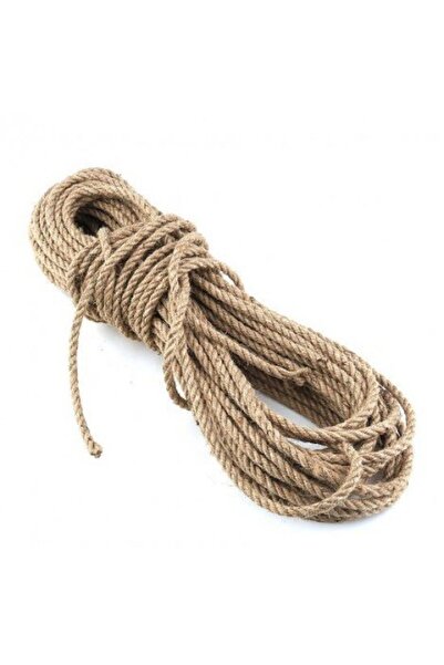 EBA Jüt Halat Dekor Ipi 8 Mm 15 Metre Ip Halat Ip Hasır Ip Jüt Kendir Ip