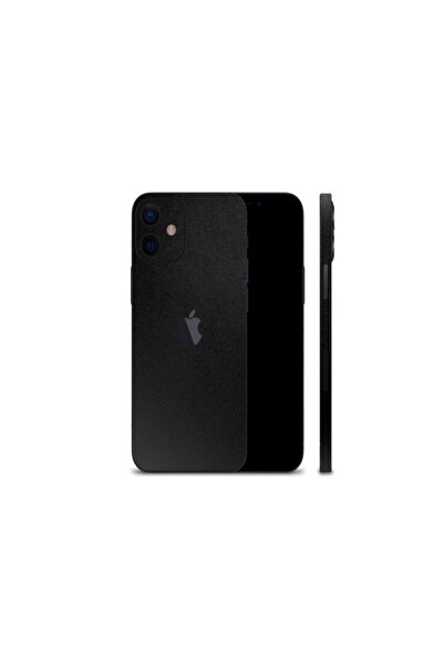 Ecr Mobile Iphone 12 Mini Mat Siyah Arka Kaplama Uyumlu