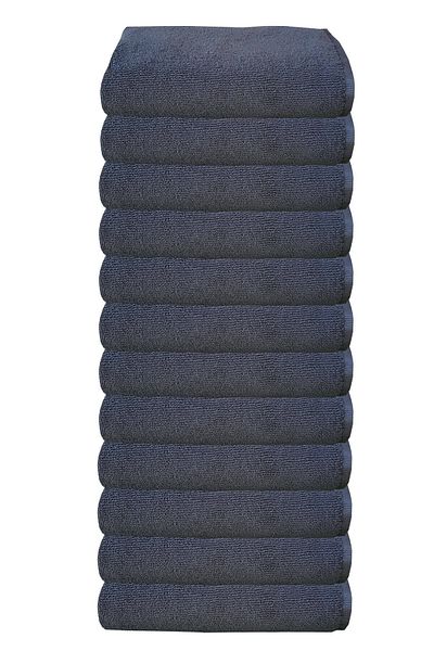 Hepsine Rakip Pack of 12 Microfiber Dye-Proof Hairdresser Hair Towels 50X90 cm