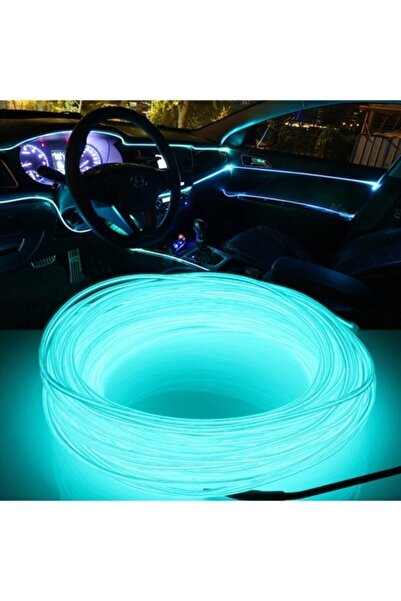 EF GARAGE Tiger Marketing Araç Içi Aydınlatma Ip Neon Led Buz Mavisi
