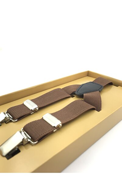 Genel Markalar Sütlü Kahve 2.5 Cm Ince Pantolon Askısı