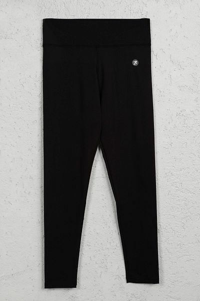 BSM Leggings negri fără cusături cu talie înaltă de damă
