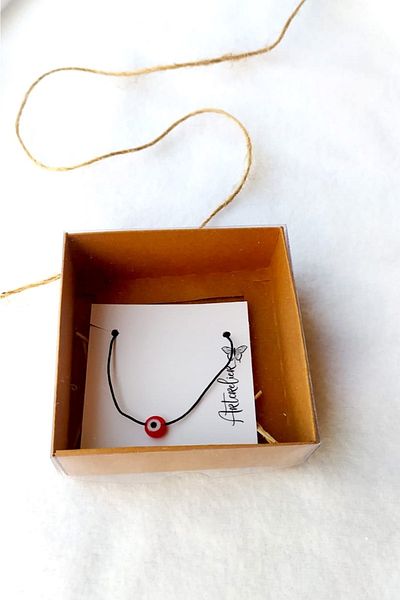 Artcrelier Evil Eye Beaded String Bracelet