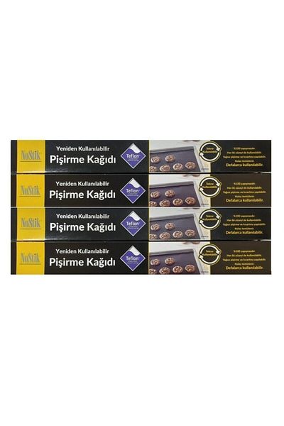 NoStik Washable and Reusable Baking Paper (4 Pieces)
