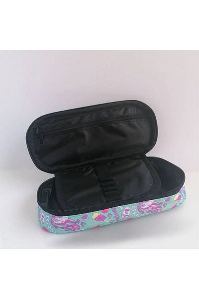 KAUKKO Nature Special Compartment Τσάντα μολυβιού Unicorn Mint K2330