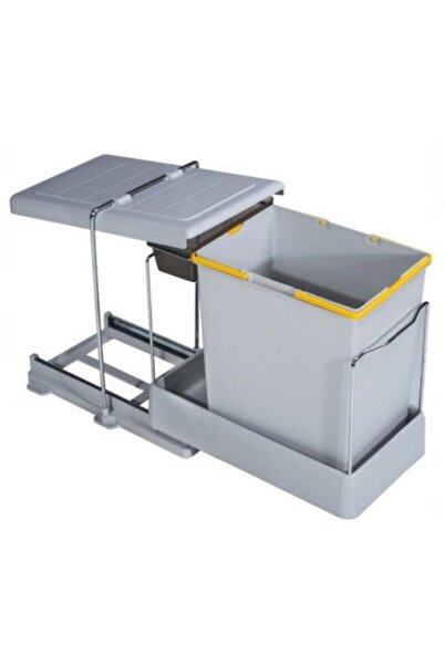 Pelikan Rail Plastic Single Bucket 16 Liter Trash Can 21600