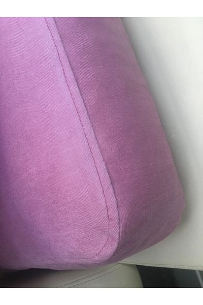 AYPETEKS Μαξιλάρι πλάτης / Μαξιλάρι Ροζ Σκόνης 90x45cm Ύφασμα Raschel