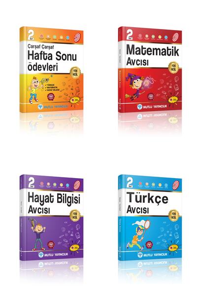 Mutlu Yayınları 2.sınıf Yeni Nesil Çarşaf Çarşaf Hafta Sonu Ödevleri+ Matemat...