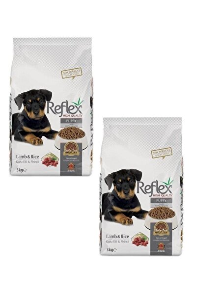 Reflex Puppy Lamb Kuzu Etli Yavru Köpek Maması 3 kg (2 Adet)