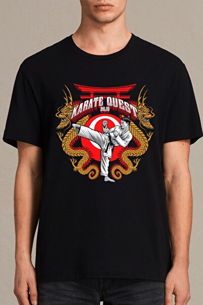 GreenMint كاريتي دوجو أسود للرجال