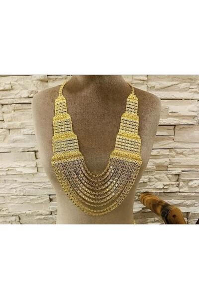 Nazar Aksesuar Şanlıurfa Yöresel Madonna Kolye Altın Kaplama