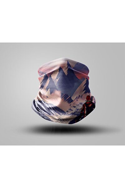 Buffalo قناع راكب الدراجة النارية برتقالي للجنسين