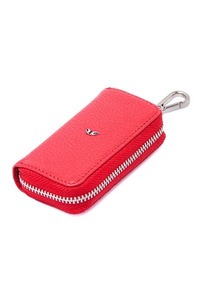 Tergan Red Leather Unisex Keychain 00257b8ı