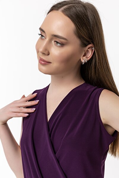 Laranor Μπλούζα με διπλό στήθος με μπλουζάκι με μούρια στο κάτω μέρος