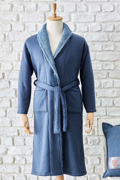Karaca Home Ανδρικό φόρεμα Softy Comfort Indigo