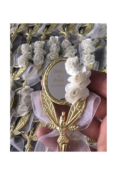 Masalsı Concept 10 Adet Söz Nişan Hediyeliği Düğün Magneti Nikah Hatırası Ayna