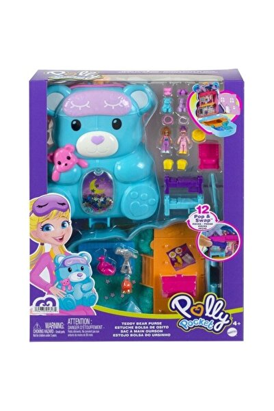 mattel Polly Pocket Teddy Bear Purse Gkj63 Hgc39 Lisanslı Ürün
