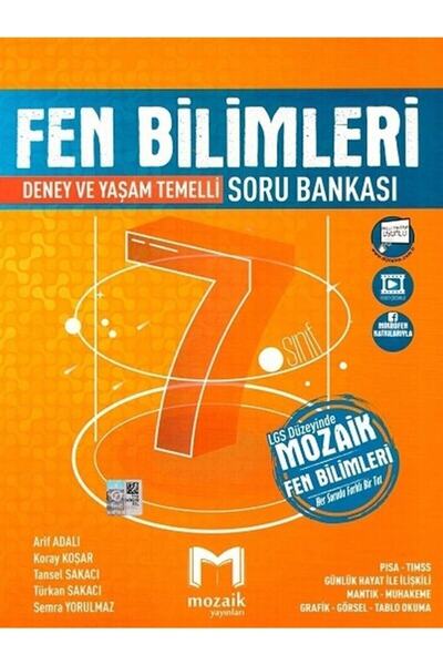 Mozaik Yayınları Mozaik 7.sınıf Fenbilimleri Soru Bankası