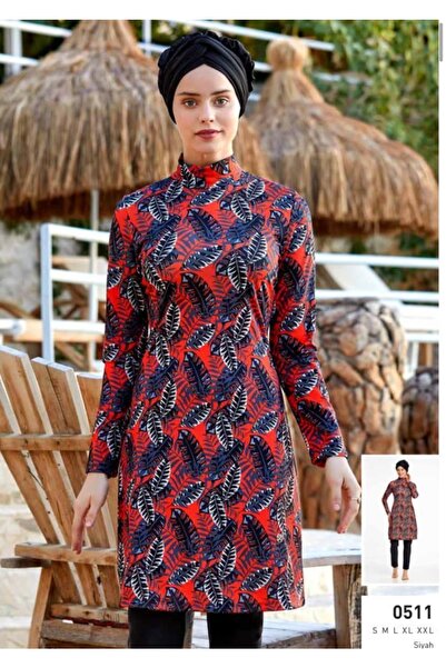 MARESİVA 0511 ملابس السباحة الحجاب الرقمية منقوشة