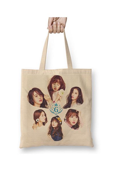 Baskı Dükkanı Υφασμάτινη τσάντα Gfriend με μακριά λαβή