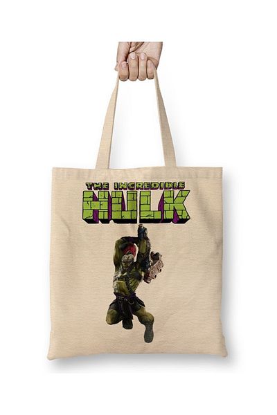 Baskı Dükkanı Υφασμάτινη τσάντα Hulk 03 με μακριά λαβή