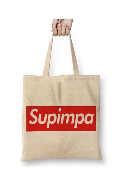 Baskı Dükkanı Υφασμάτινη τσάντα Supimpa με μακριά λαβή
