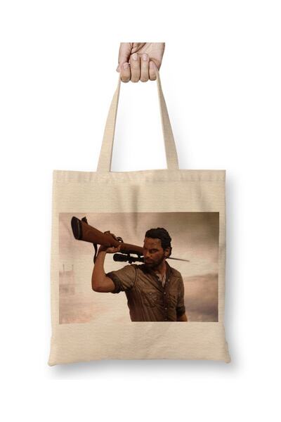 Baskı Dükkanı The Walking Dead Rick 2 Tkanina Torba Duga Sa ručkom