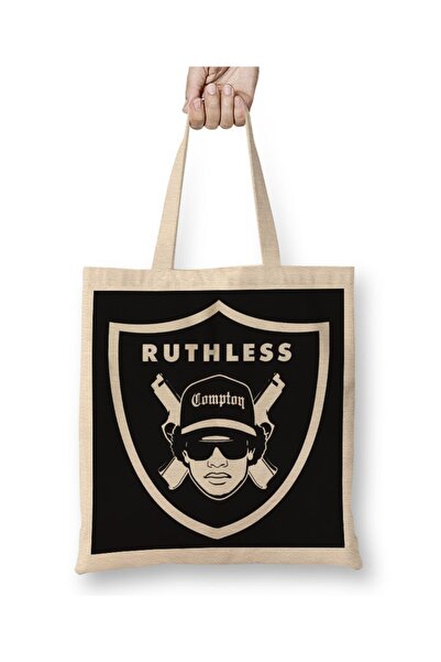 Baskı Dükkanı Compton Eazy E Ruthless Cloth Torba Long Sa ručkom