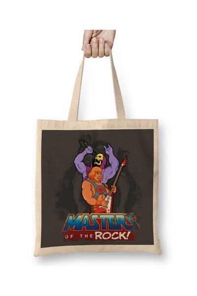 Baskı Dükkanı Hemaneskelor Masters Of The Rock Bez Torba Long Sa ručkom