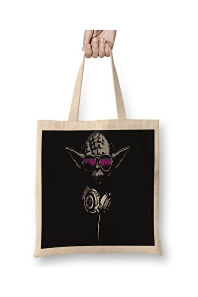 Baskı Dükkanı Star Wars Yoda tkanina Torba duga Sa ručkom