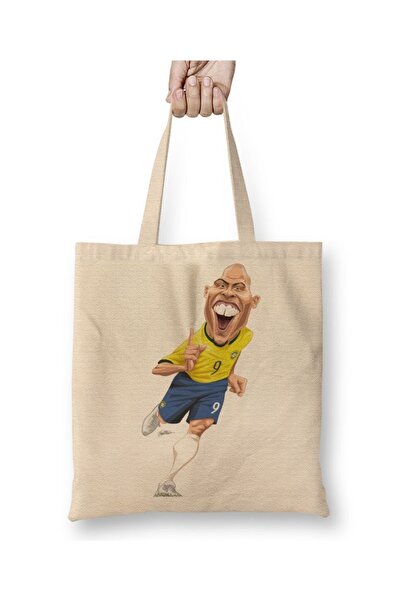Baskı Dükkanı Футболни корени Роналдо феномен чанта с дълги дръжки