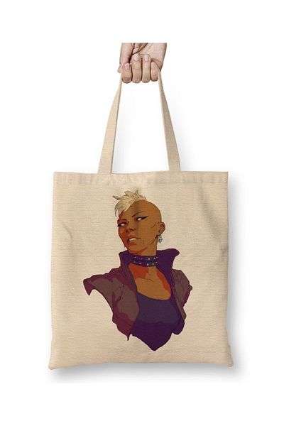 Baskı Dükkanı Υφασμάτινη τσάντα Storm X Men με μακριά λαβή