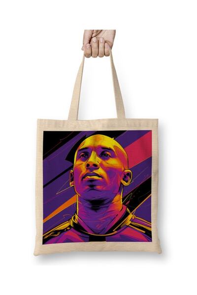 Baskı Dükkanı Kobe Bryant tkanina Torba duga Sa ručkom