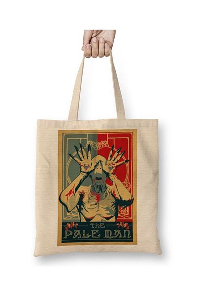Baskı Dükkanı The Pale Man υφασμάτινη τσάντα με μακριά λαβή