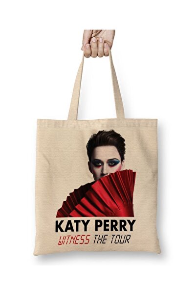 Baskı Dükkanı Katy Perry Witness The Tour majica Torba duga Sa ručkom