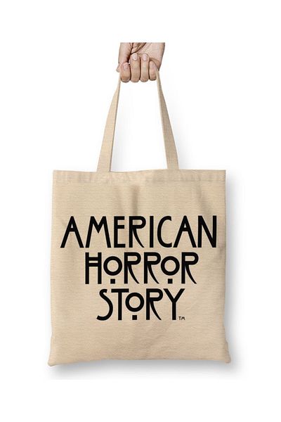Baskı Dükkanı Geantă din pânză American Horror Story cu mâner lung