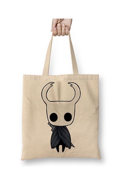 Baskı Dükkanı Υφασμάτινη τσάντα Hollow Knight με μακριά λαβή