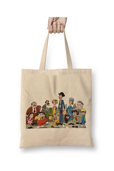 Baskı Dükkanı Υφασμάτινη τσάντα Turma Do Chaves με μακριά λαβή