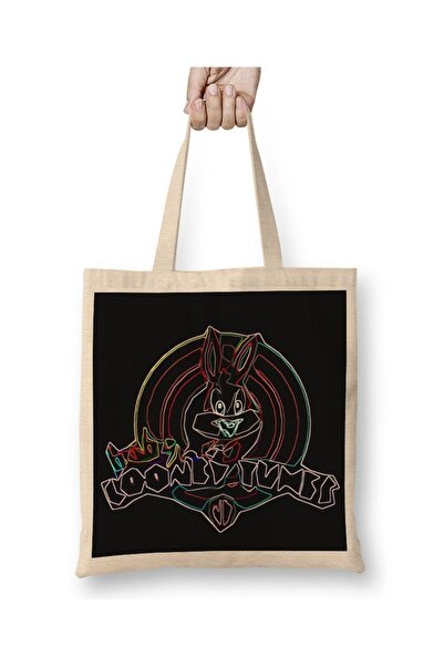 Baskı Dükkanı Baby Looney Tunes neon tkanina Torba duga Sa ručkom