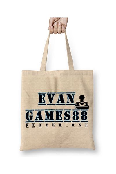 Baskı Dükkanı Evan Games 88 Player One υφασμάτινη τσάντα με μακριά λαβή