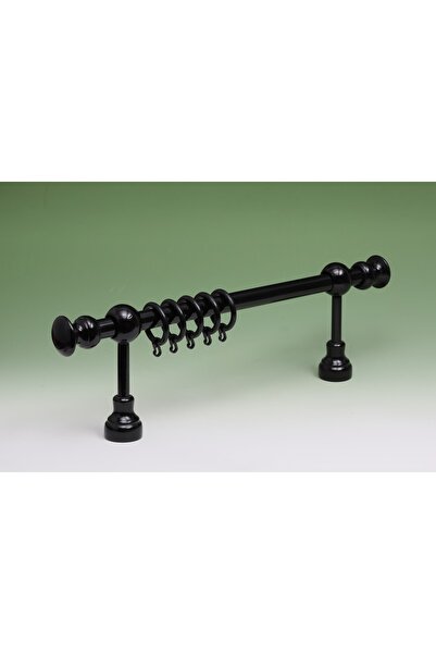 YAŞARMENSUCAT Lüks Ahşap Rustik Siyah 180 Cm