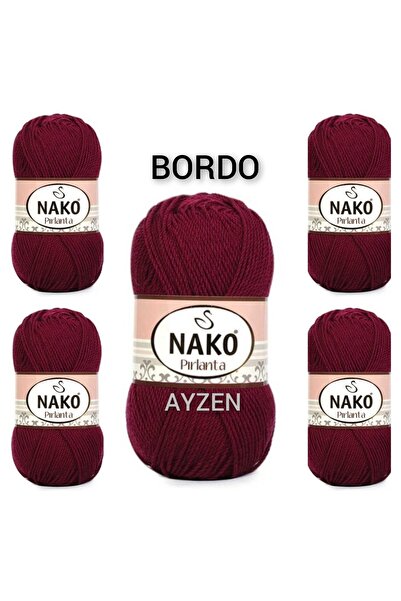 NAKO Pırlanta Orgu Ipi 5li Paket ( 100gr X 5 Adet)