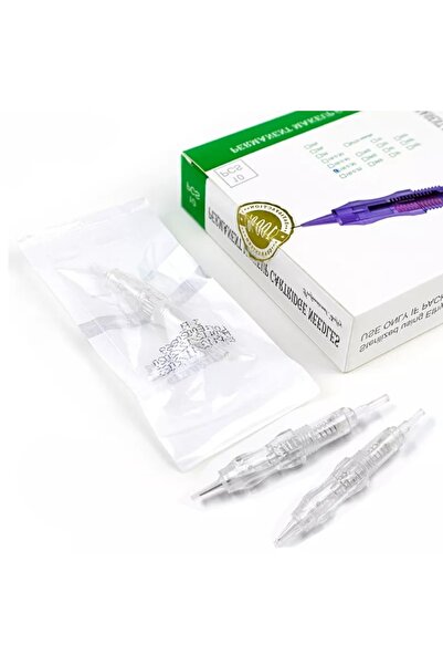 Pavone Kalıcı Makyaj Iğnesi Kartuş Iğne 10 Adet 1r 0.18 mm