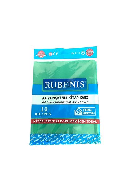 Rubenis Container pentru cărți A4 adeziv, mată, transparentă, cu 10 opțiuni de culori diferite