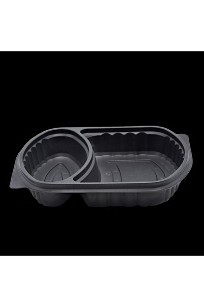 AMBALAJ GROSS Siyah 2 Gözlü Mikrodalga 50'li