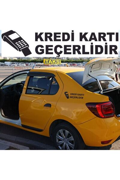 Carmind ملصق بطاقة ائتمان تاكسي تجاري (2 قطعة)